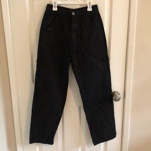 Brandy Melville High Waisted Black Cargo Pants